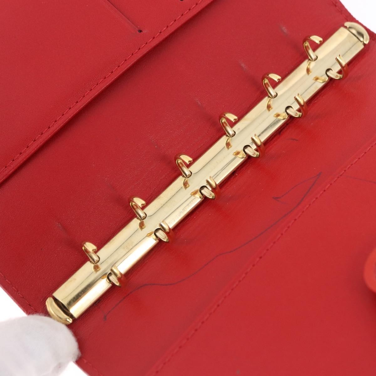 Louis Vuitton Agenda Cover Patent Red Patent_Leather Clutche & Pouche Bag (Pre-Owned)