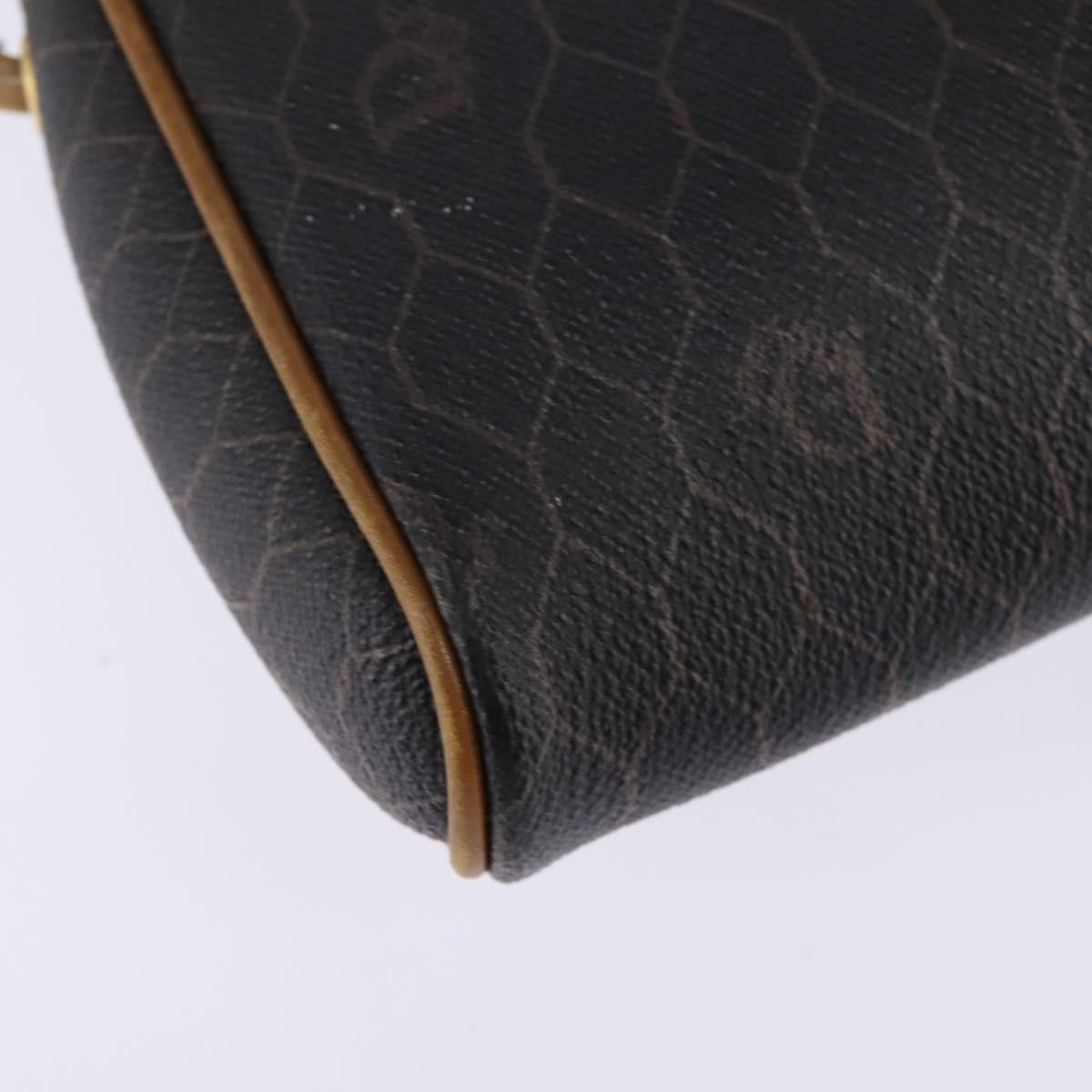 Christian Dior Vintage Honeycomb Canvas Black Canvas Bag (Pre-Owned)