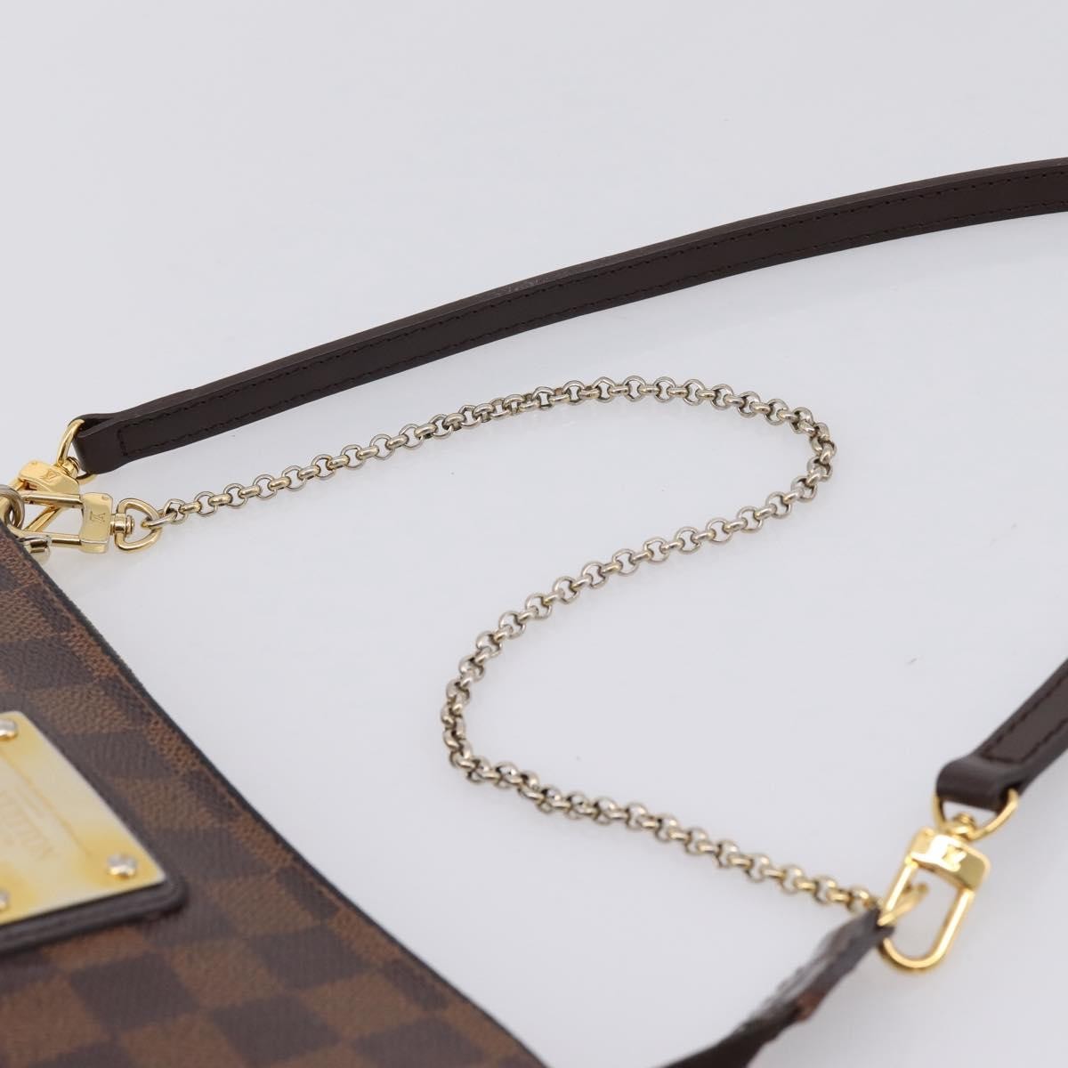 Louis Vuitton Eva Damier Brown Canvas Handbag (Pre-Owned)