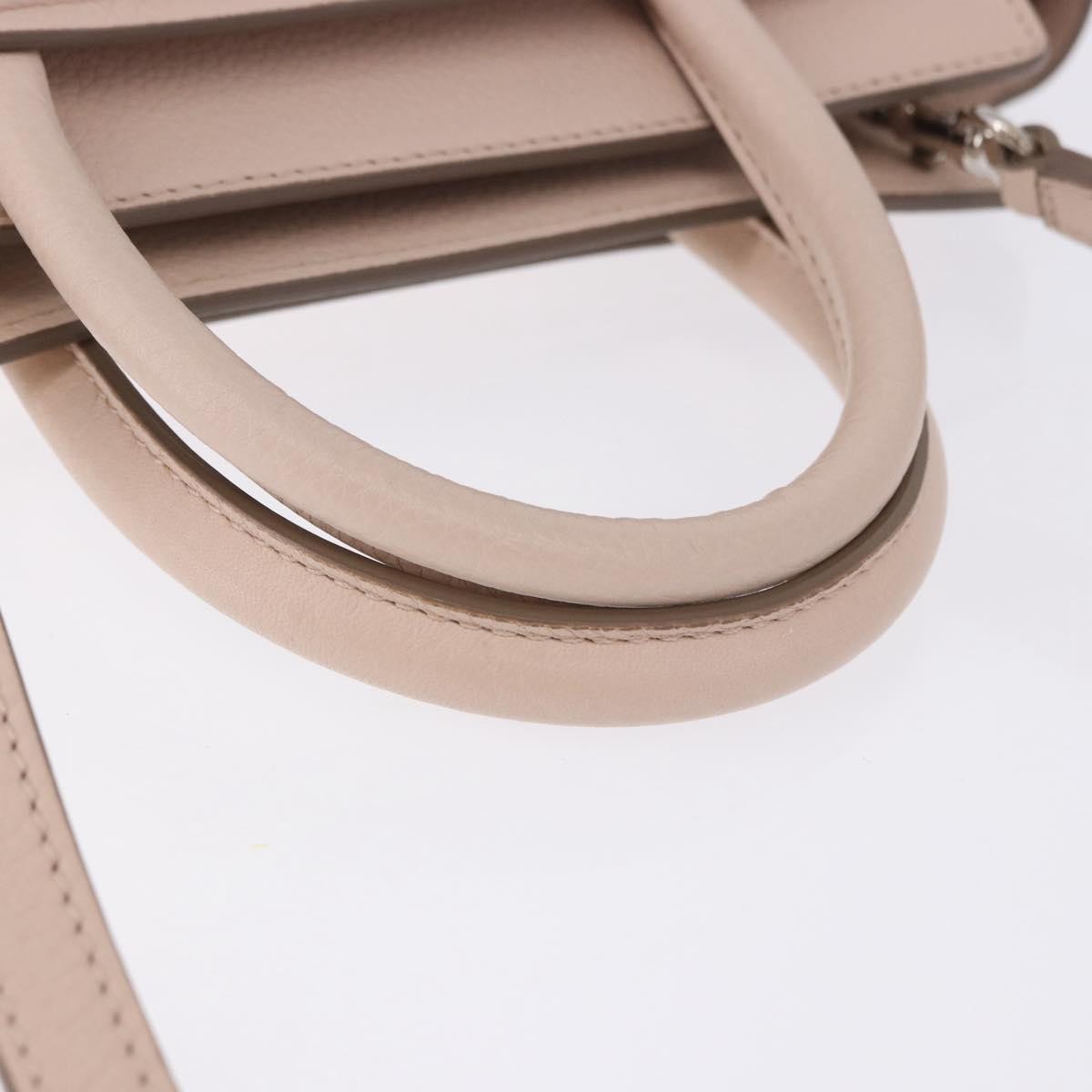 Givenchy Horizon Satchel Leather Pink Leather Handbag (Pre-Owned)