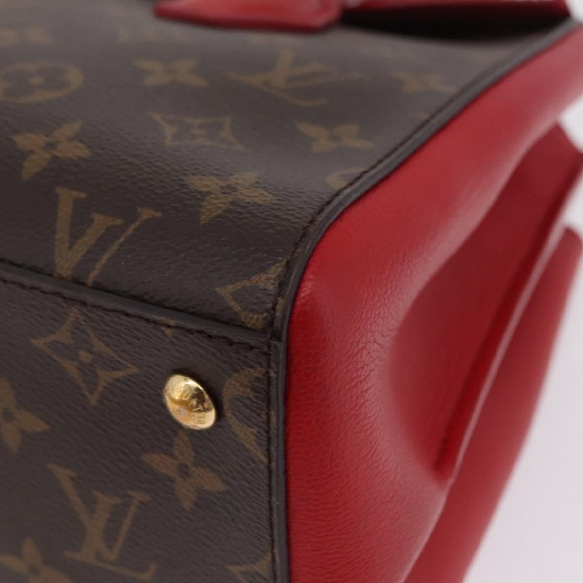 Louis Vuitton Florine Monogram Canvas And Leather Brown Canvas Handbag (Pre-Owned)