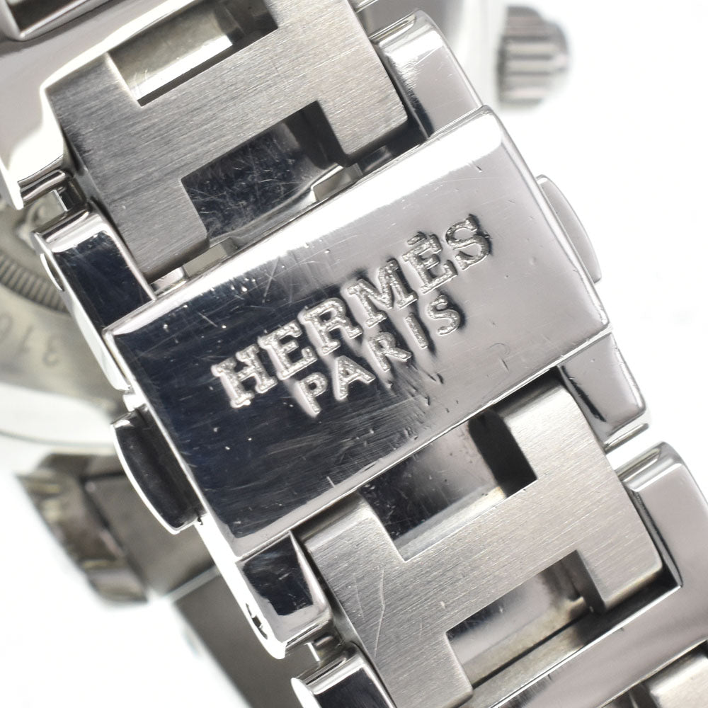 Hermes Clipper Diver Chronograph Quartz Stainless Steel And Rubber Watch (Pre-Owned)