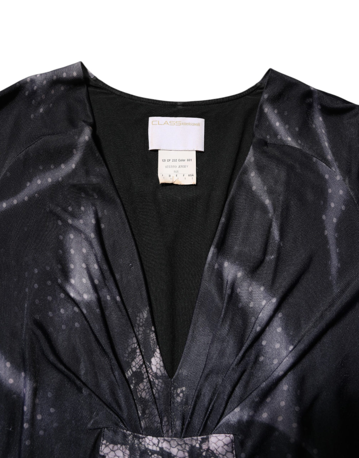 Roberto Cavalli Black Floral Viscose Sheath Midi Women's Dress (Pre-Owned)