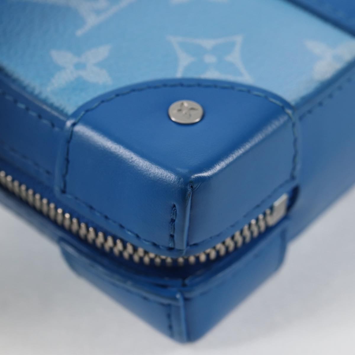 Louis Vuitton Soft Trunk Limited Edition Monogram Clouds Blue Canvas Clutche & Pouche Bag (Pre-Owned)
