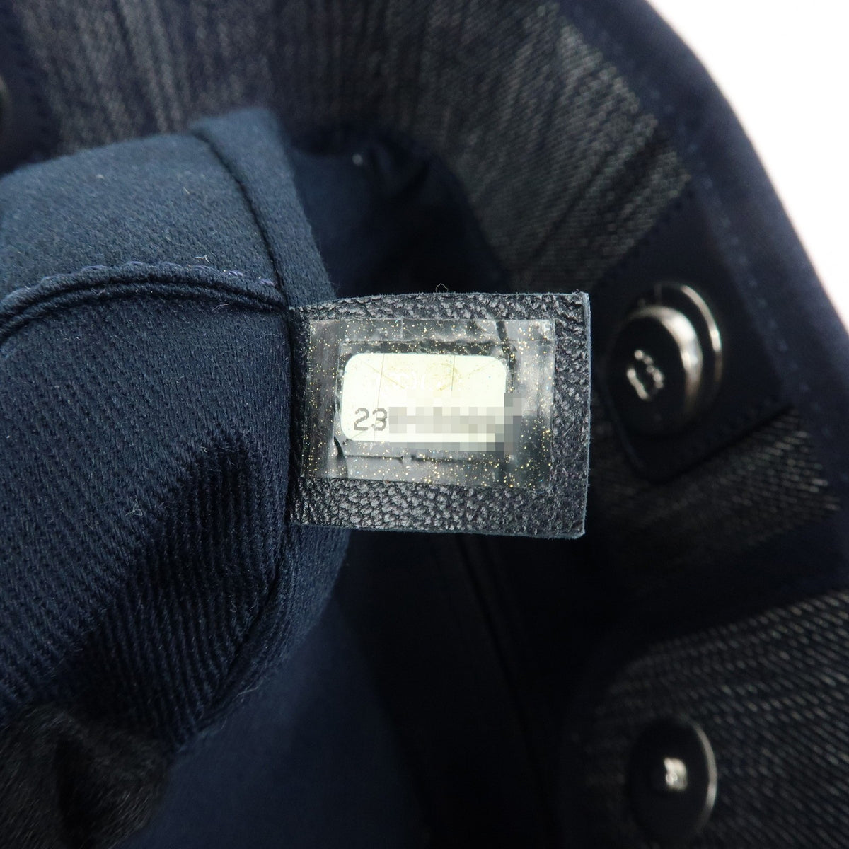 Chanel Deauville Denim Blue Denim_Jeans Tote Bag Bag (Pre-Owned)