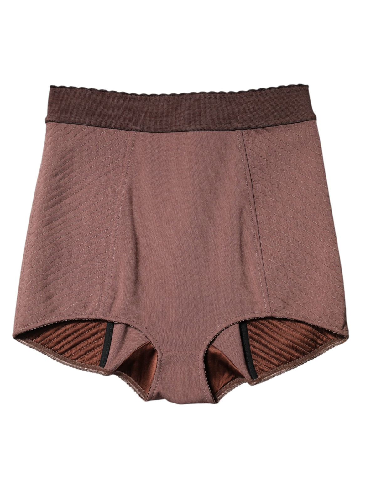Dolce & Gabbana Brown Viscose High Waisted Hot Pants Women's Shorts