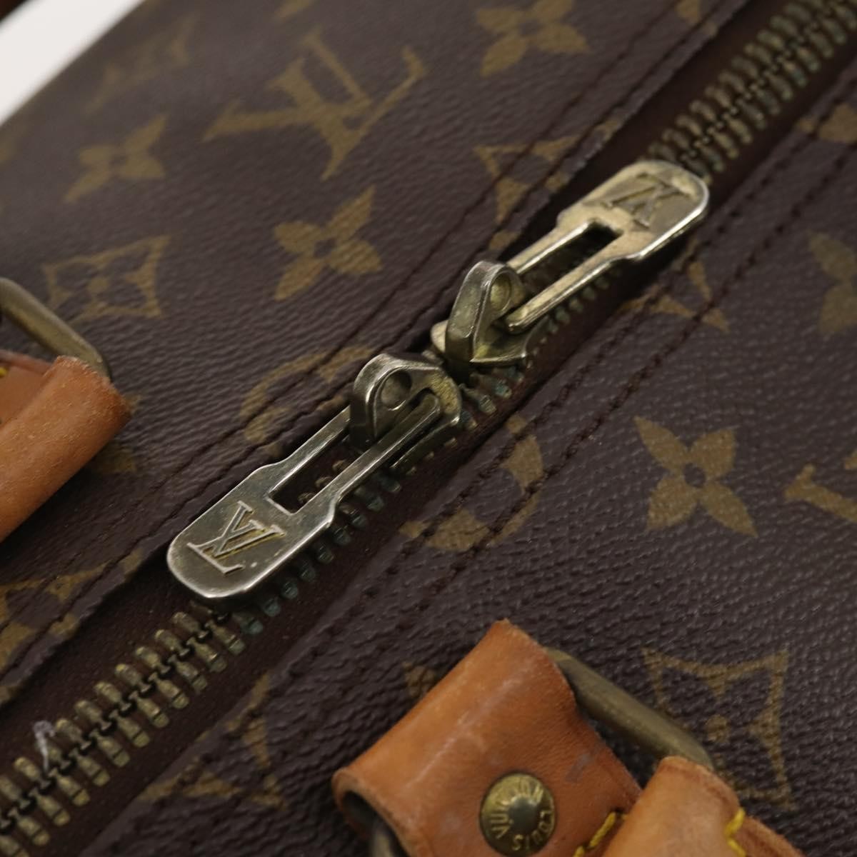 Louis Vuitton Keepall Monogram Canvas Brown Canvas Travel Bag Bag (Pre-Owned)