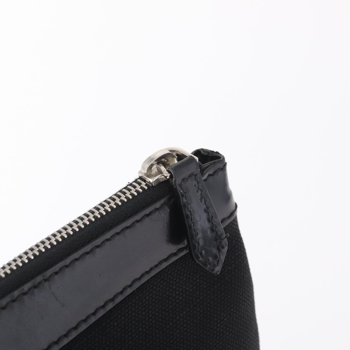 Balenciaga Navy Zip Canvas And Leather Black Canvas Clutche & Pouche Bag (Pre-Owned)