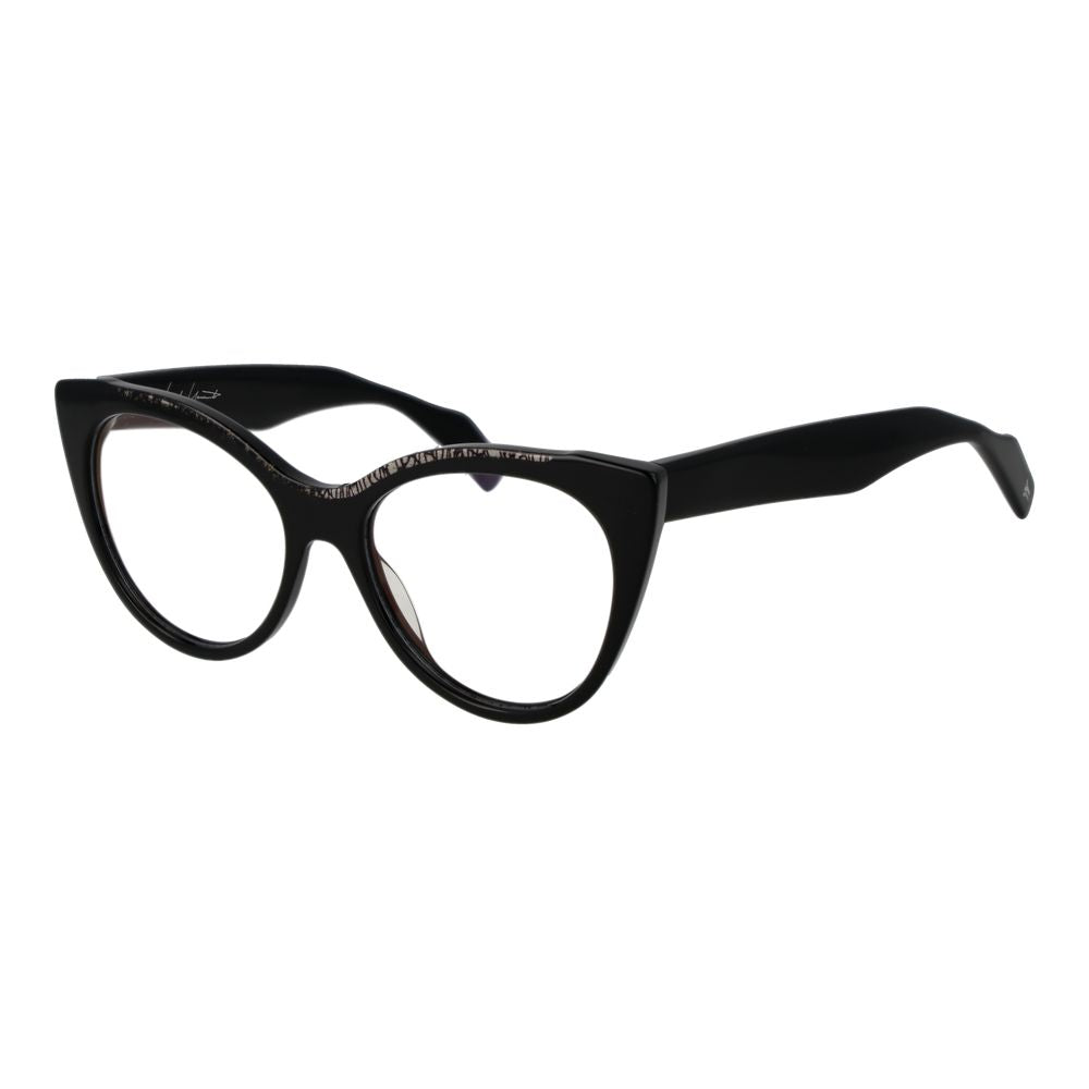 Yohji Yamamoto Black Plastic Glasses Women's (Frames)