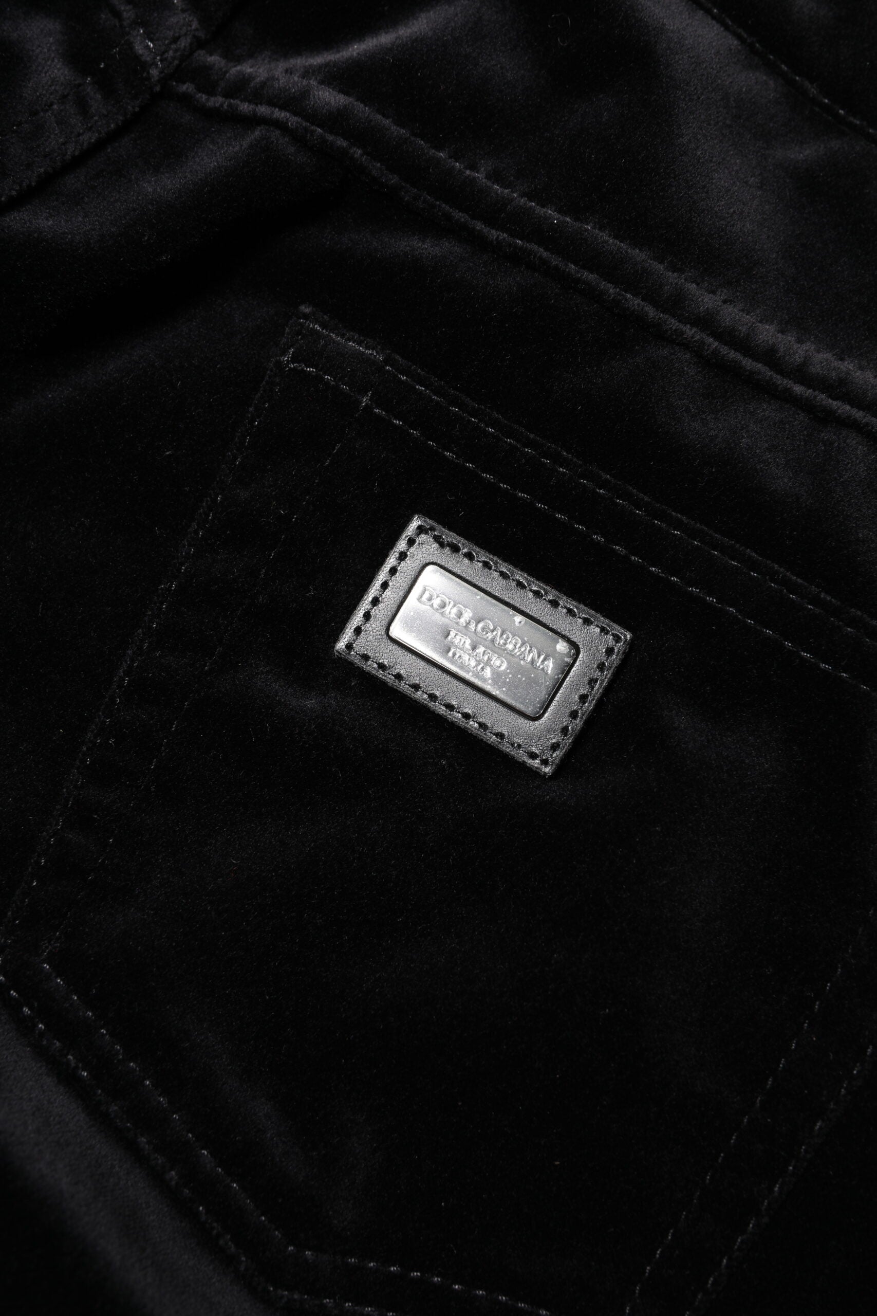 Dolce & Gabbana Black Cotton Skinny Capri Cropped Denim Women's Jeans
