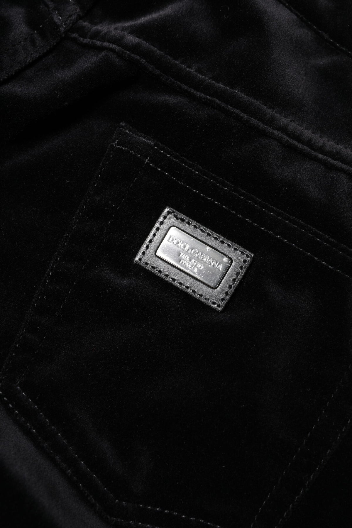 Dolce & Gabbana Black Cotton Skinny Capri Cropped Denim Women's Jeans