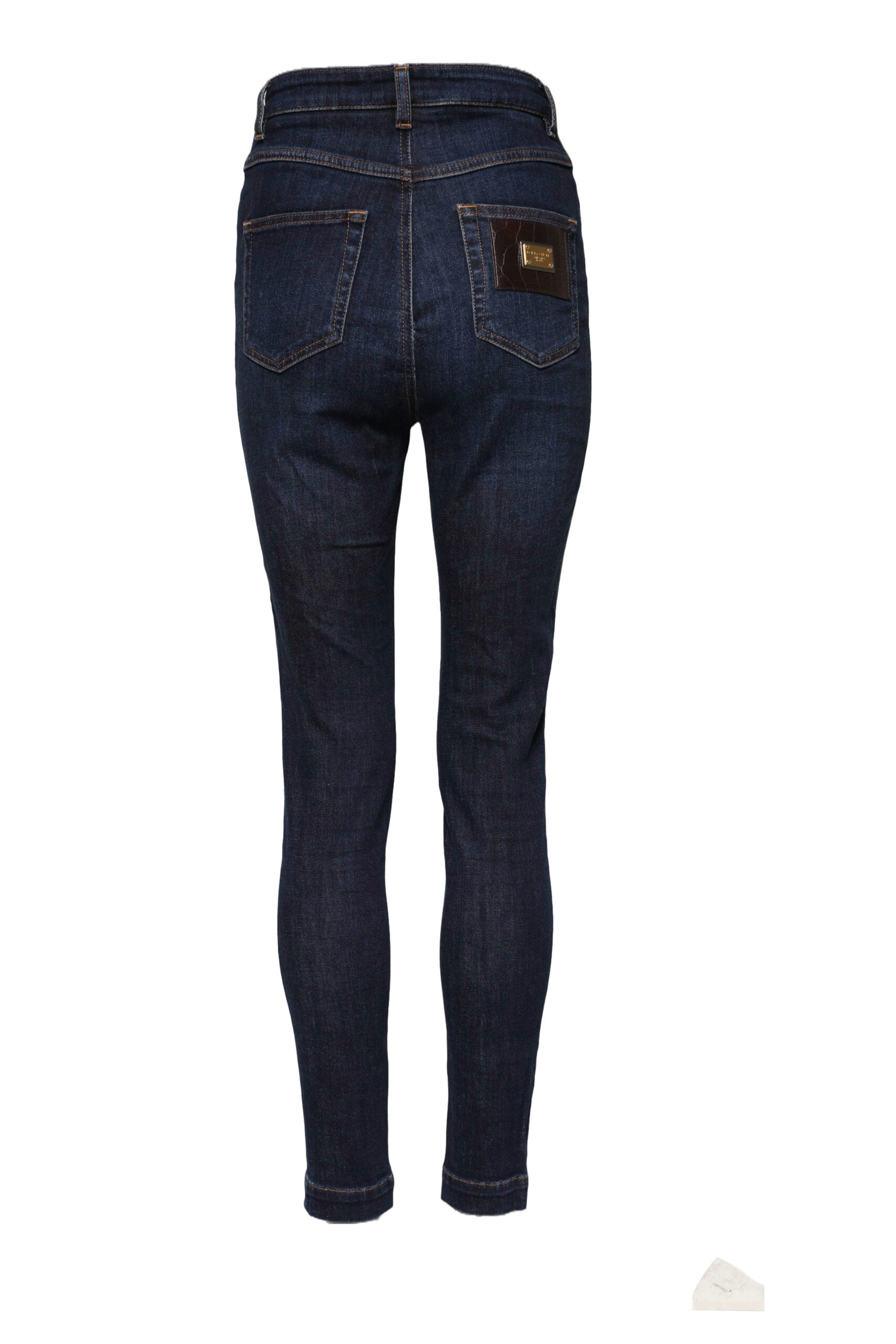 Dolce & Gabbana Blue GRACE High Waist Skinny Denim Women's Jeans (Pre-Owned)