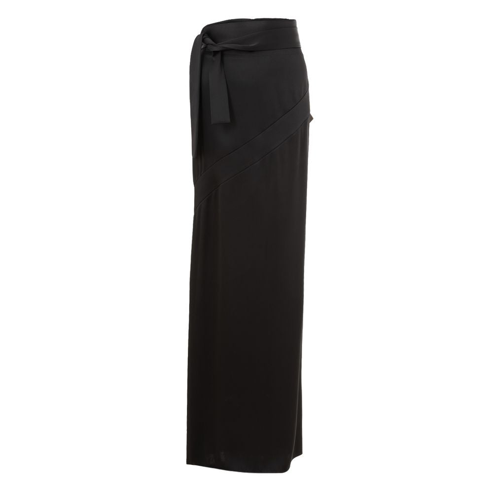 Tom Ford Black Acetate Long Women's Skirt
