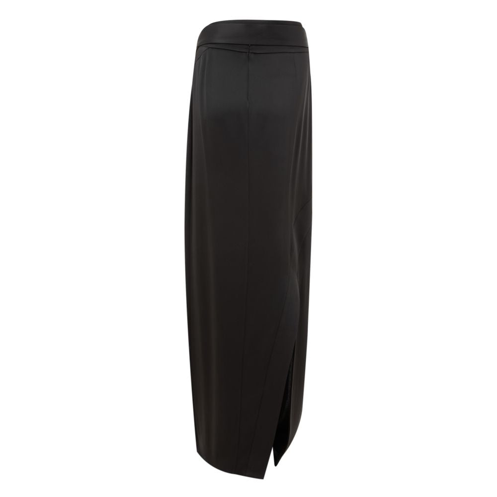 Tom Ford Black Acetate Long Women's Skirt