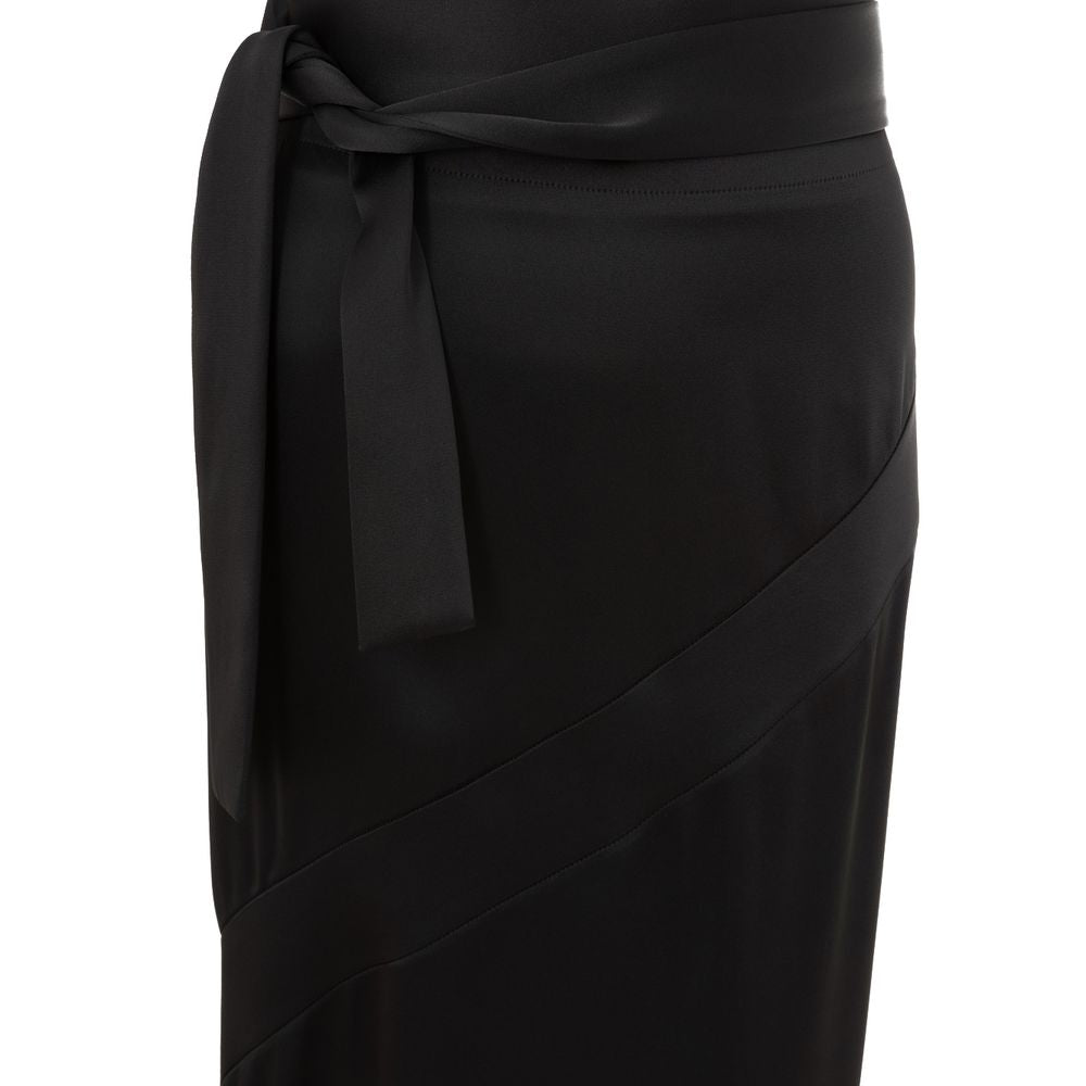 Tom Ford Black Acetate Long Women's Skirt