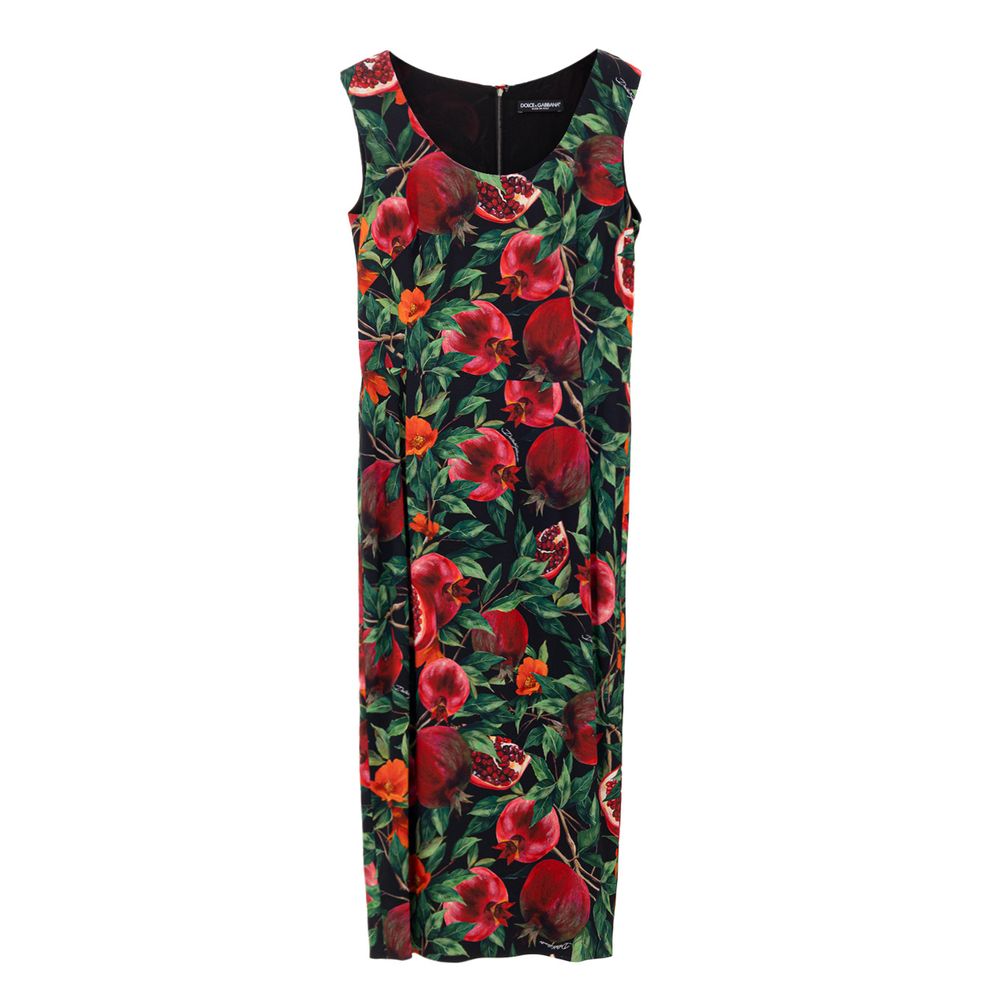 Dolce & Gabbana Bicolor Viscose Long Women's Dress