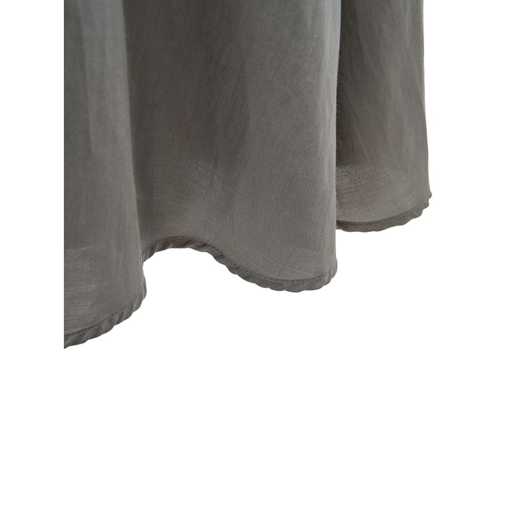 Lardini Gray Silk Casual Women's Dress