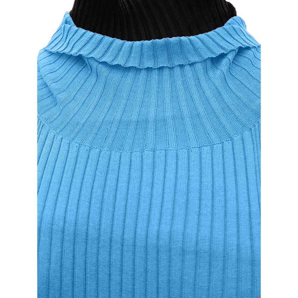 Bottega Veneta Blue Cotton Casual Women's Dress