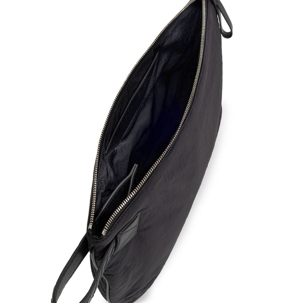 Bottega Veneta Black Nylon Clutch Men's Bag
