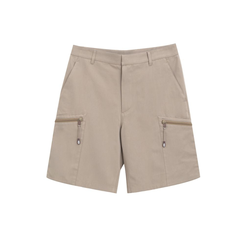 Dior Beige Cotton Cargo Men's Shorts