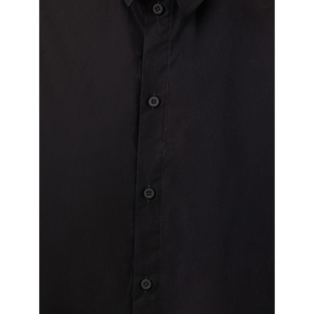 Balenciaga Black Cotton Long Women's Dress