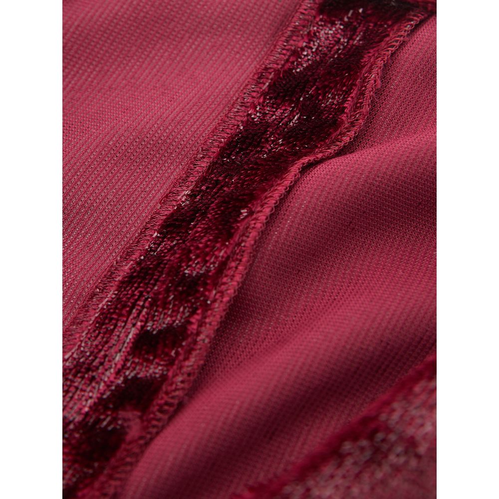 Lardini Bordeaux Polyester Cocktail Women's Dress