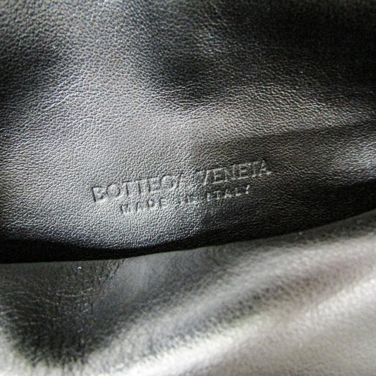Bottega Veneta Bv Trine Fold Clutch Leather Black Leather Clutche & Pouche Bag (Pre-Owned)
