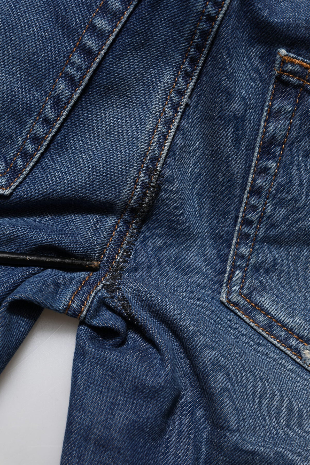 Dolce & Gabbana Blue Cotton Low Waist Skinny Denim Women's Jeans (Pre-Owned)
