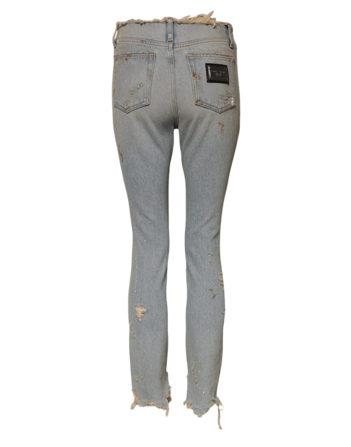 Dolce & Gabbana Light Blue High Waist Skinny Denim Women's Jeans
