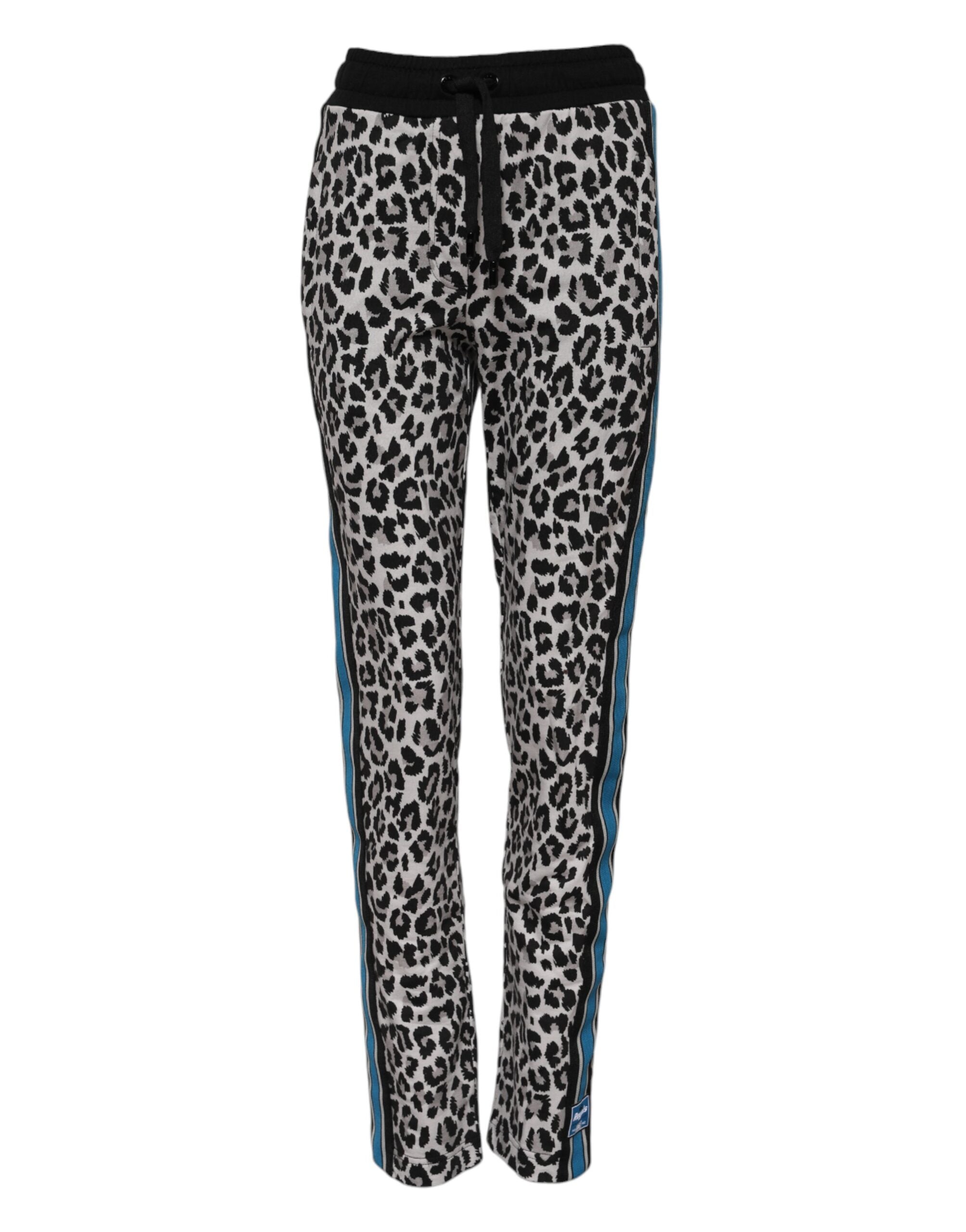 Dolce & Gabbana Multicolor Leopard #DGMillennials Jogger Women's Pants (Pre-Owned)