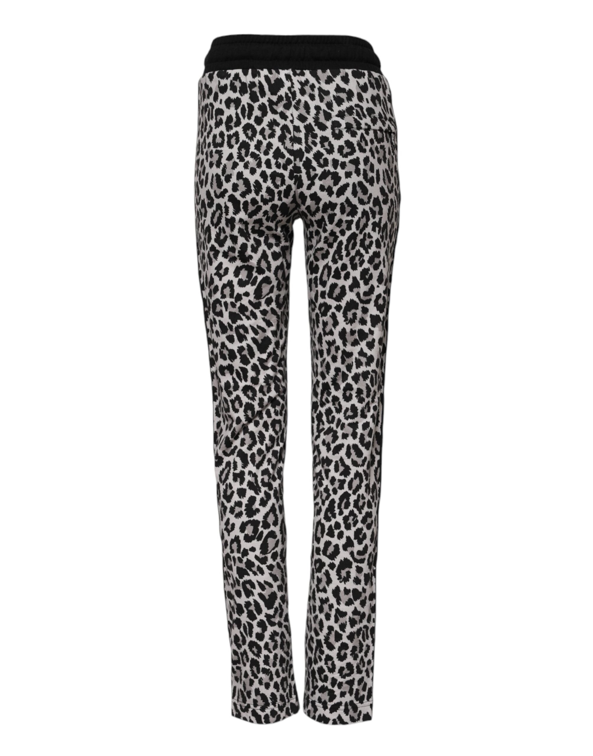 Dolce & Gabbana Multicolor Leopard #DGMillennials Jogger Women's Pants (Pre-Owned)