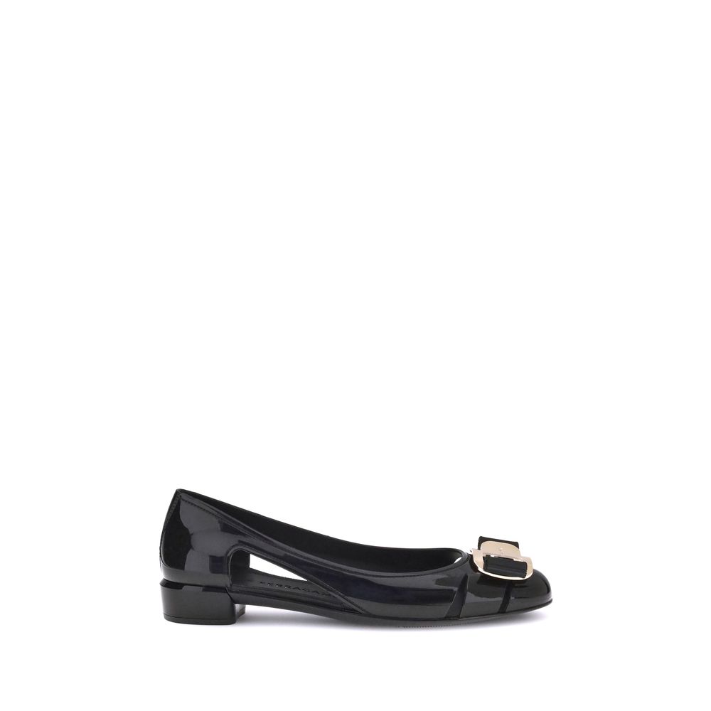Ferragamo Rubber Women's Ballerina