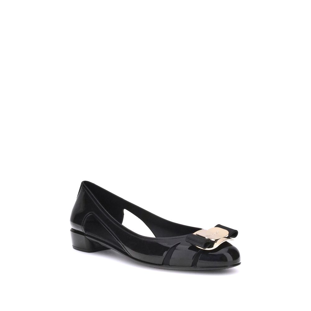 Ferragamo Rubber Women's Ballerina