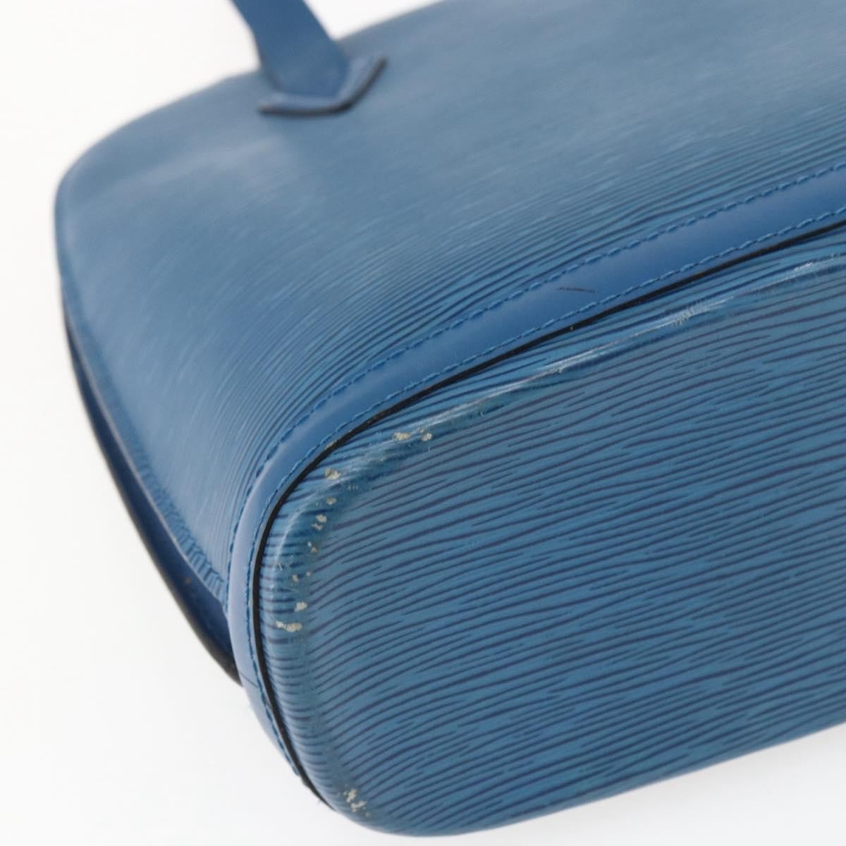Louis Vuitton Lussac Epi Leather Blue Leather Shoulder Bag Bag (Pre-Owned)