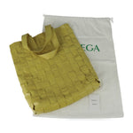 Bottega Veneta Cassette Yellow Leather Tote Bag (Pre-Owned)
