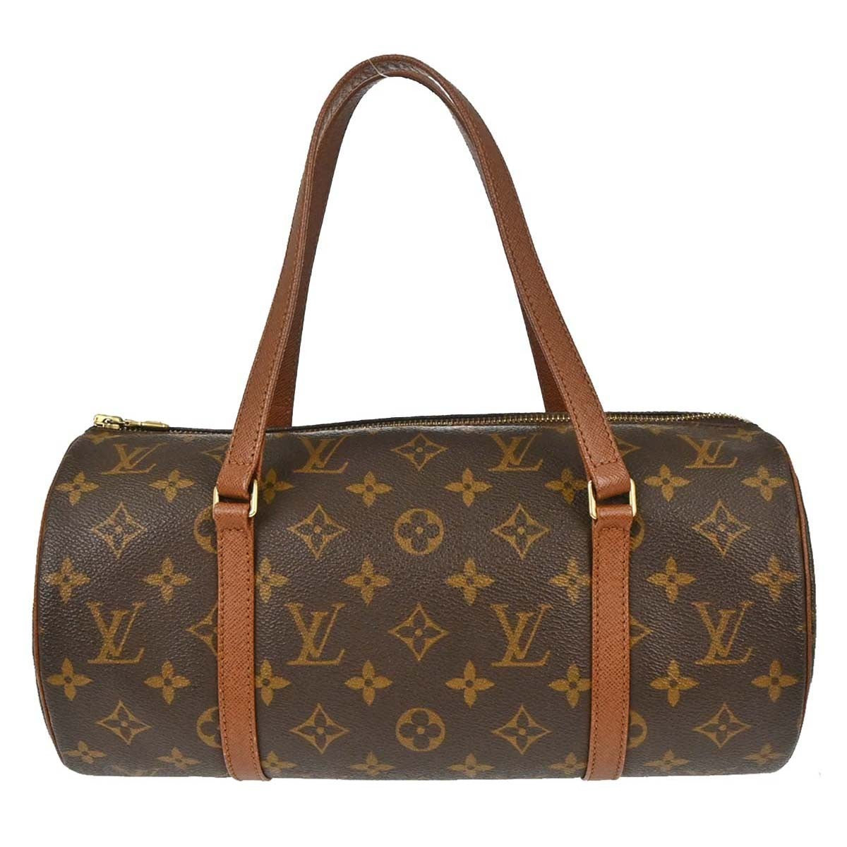 Louis Vuitton Papillon Monogram Canvas Brown Canvas Handbag (Pre-Owned)