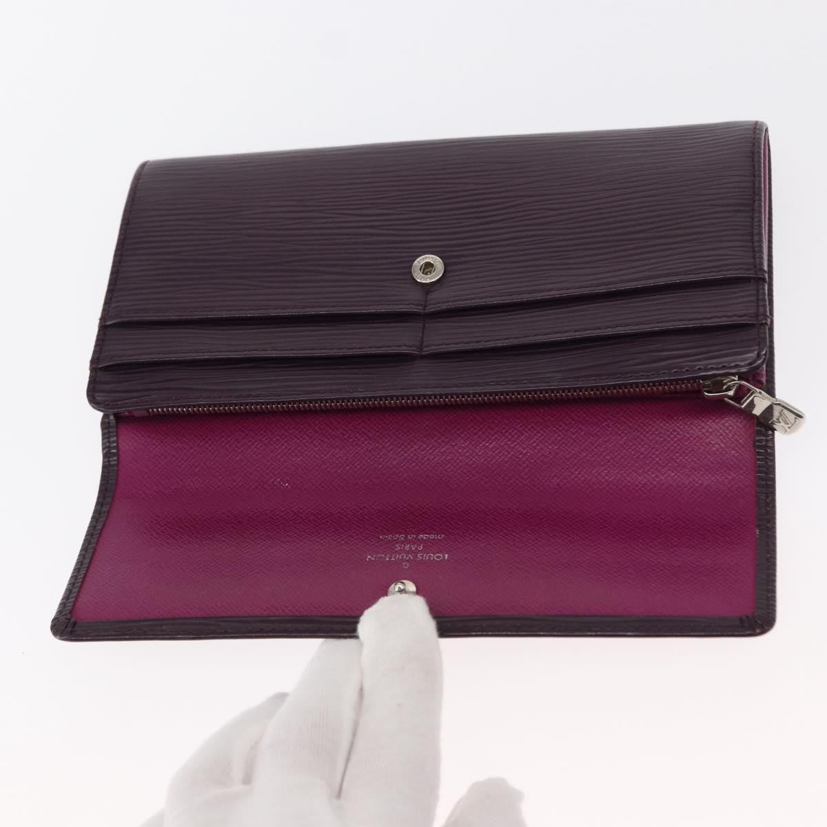 Louis Vuitton Vintage Sarah Epi Leather Purple Leather Wallets Accessory (Pre-Owned)