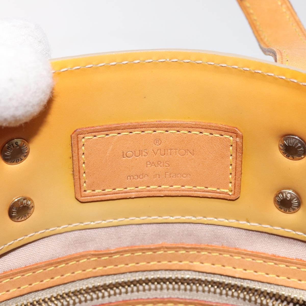 Louis Vuitton Reade Monogram Vernis Beige Patent_Leather Handbag (Pre-Owned)