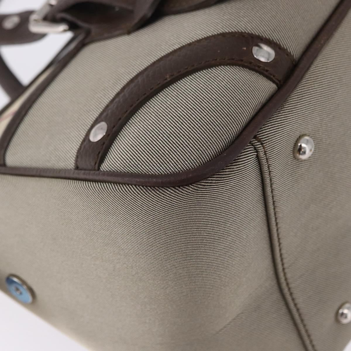 Burberry Nova Check Canvas Brown Canvas Handbag (Pre-Owned)