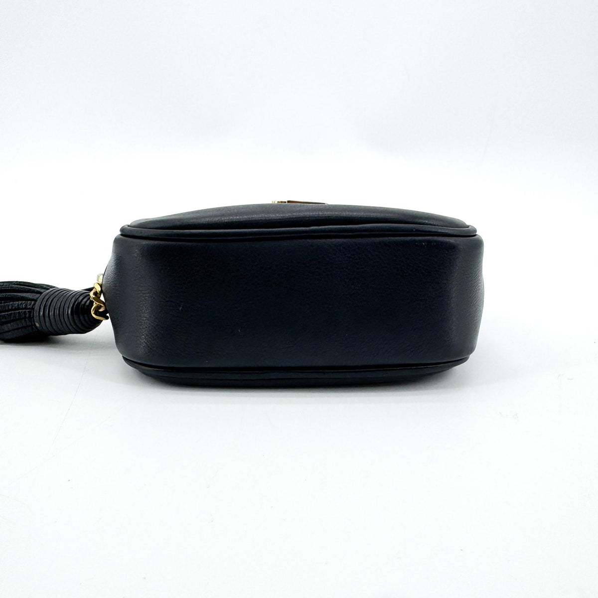 Saint Laurent Classic Monogram Blogger Leather Black Leather Crossbody Bag Bag (Pre-Owned)