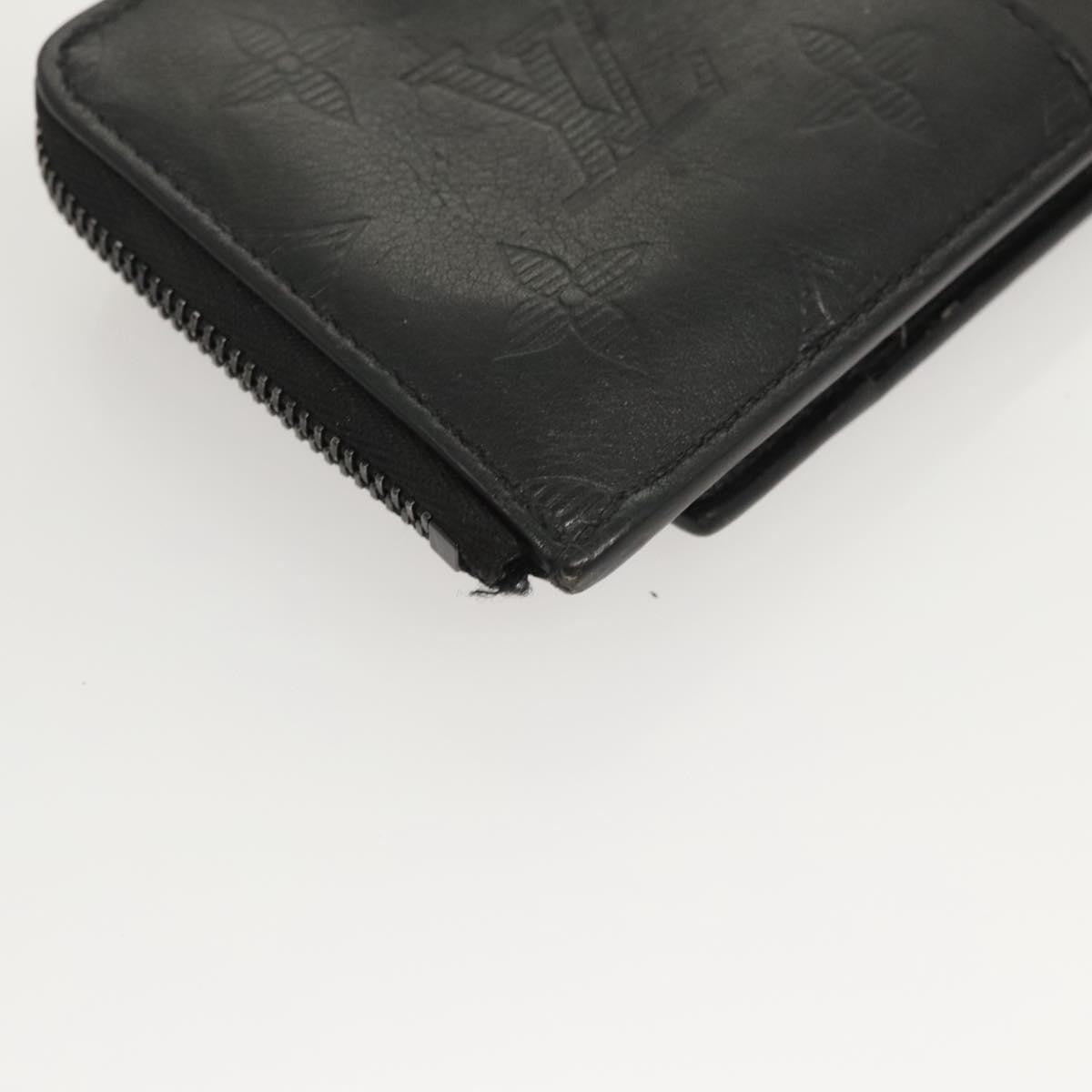 Louis Vuitton Hybrid Monogram Shadow Leather Black Leather Wallets Accessory (Pre-Owned)
