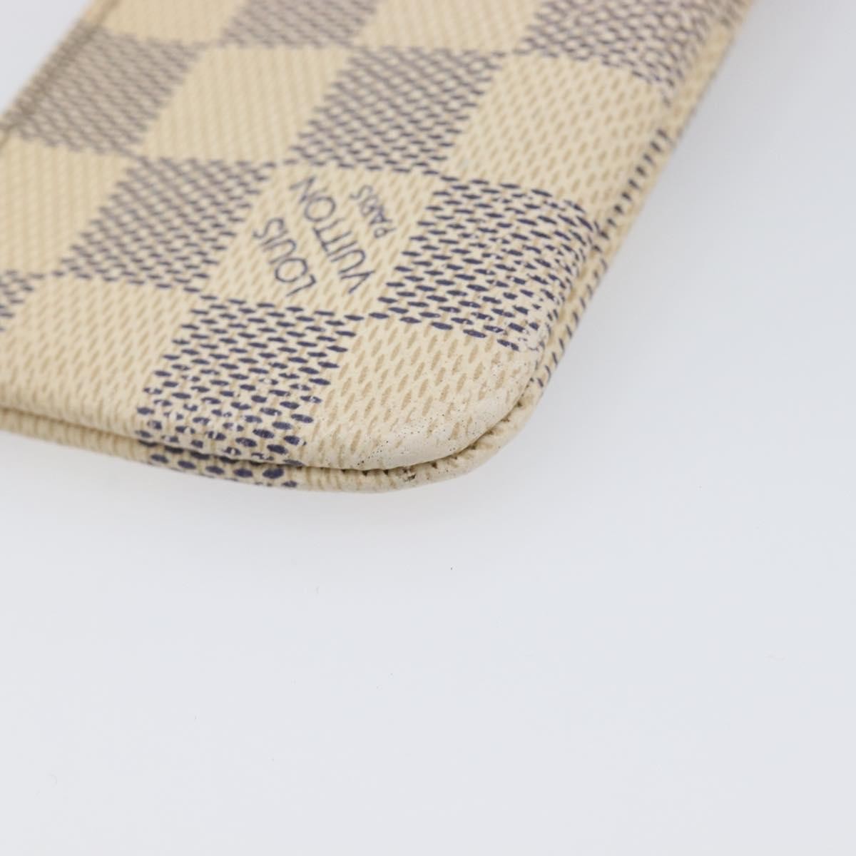 Louis Vuitton Pochette Clés Nm Damier Canvas Beige Canvas Wallets Accessory (Pre-Owned)