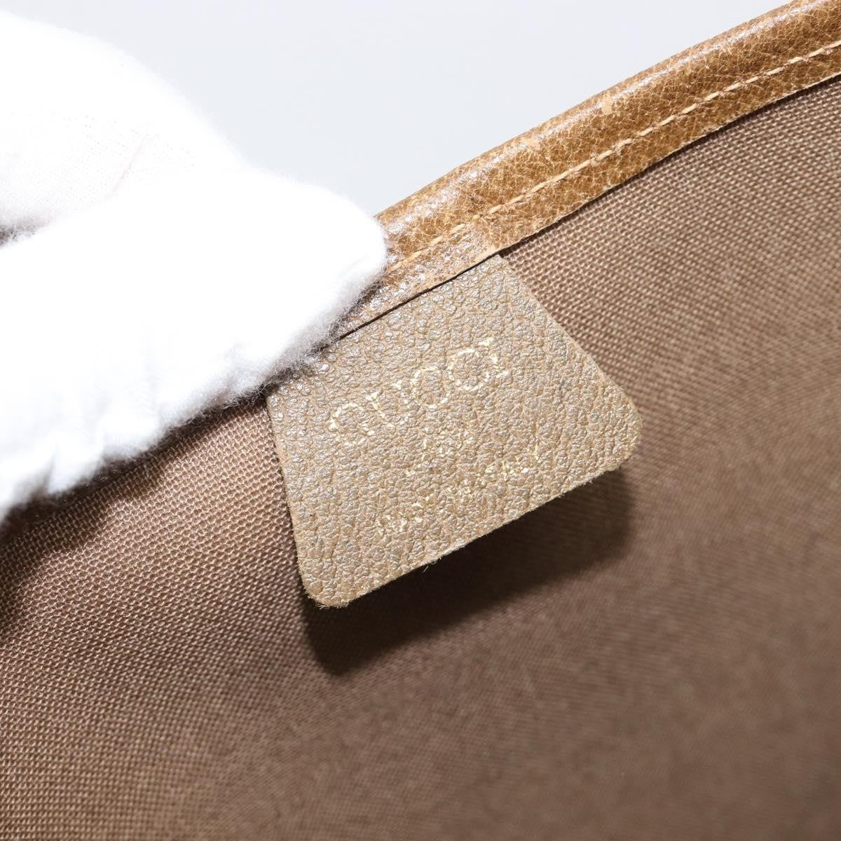 Gucci Ophidia Front Pocket Gg Coated Canvas Beige Canvas Briefcase Bag (Pre-Owned)