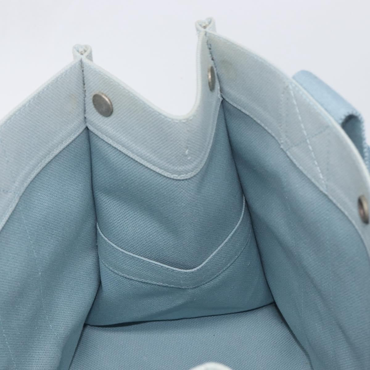 Hermes Bora Bora Toile Blue Canvas Tote Bag Bag (Pre-Owned)