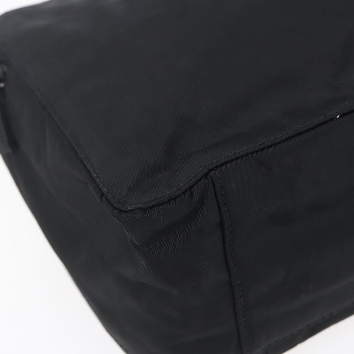 Prada Vintage Tessuto Black Nylon Handbag (Pre-Owned)