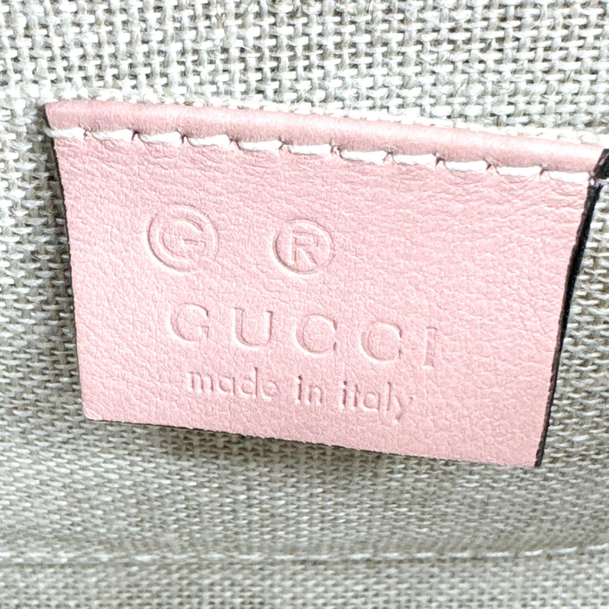 Gucci Emily Chain Flap Guccissima Leather Pink Leather Shoulder Bag Bag (Pre-Owned)