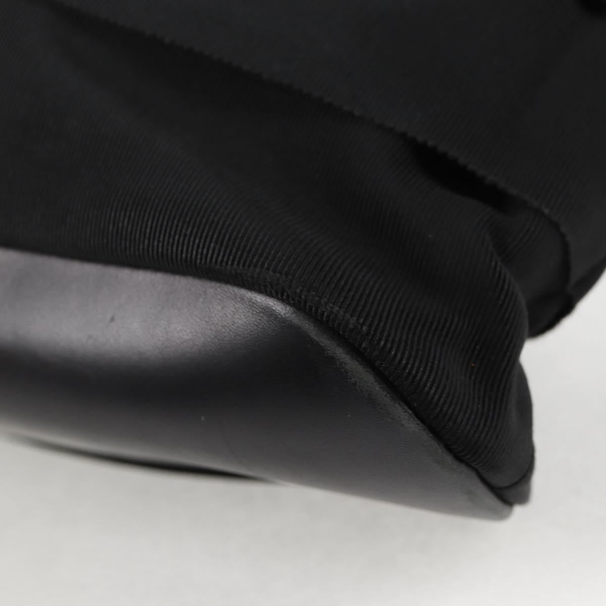 Salvatore Ferragamo Vala Nylon Black Canvas Shoulder Bag Bag (Pre-Owned)