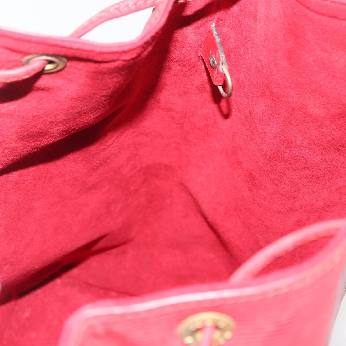 Louis Vuitton Noe Leather Red Leather Shoulder Bag Bag (Pre-Owned)