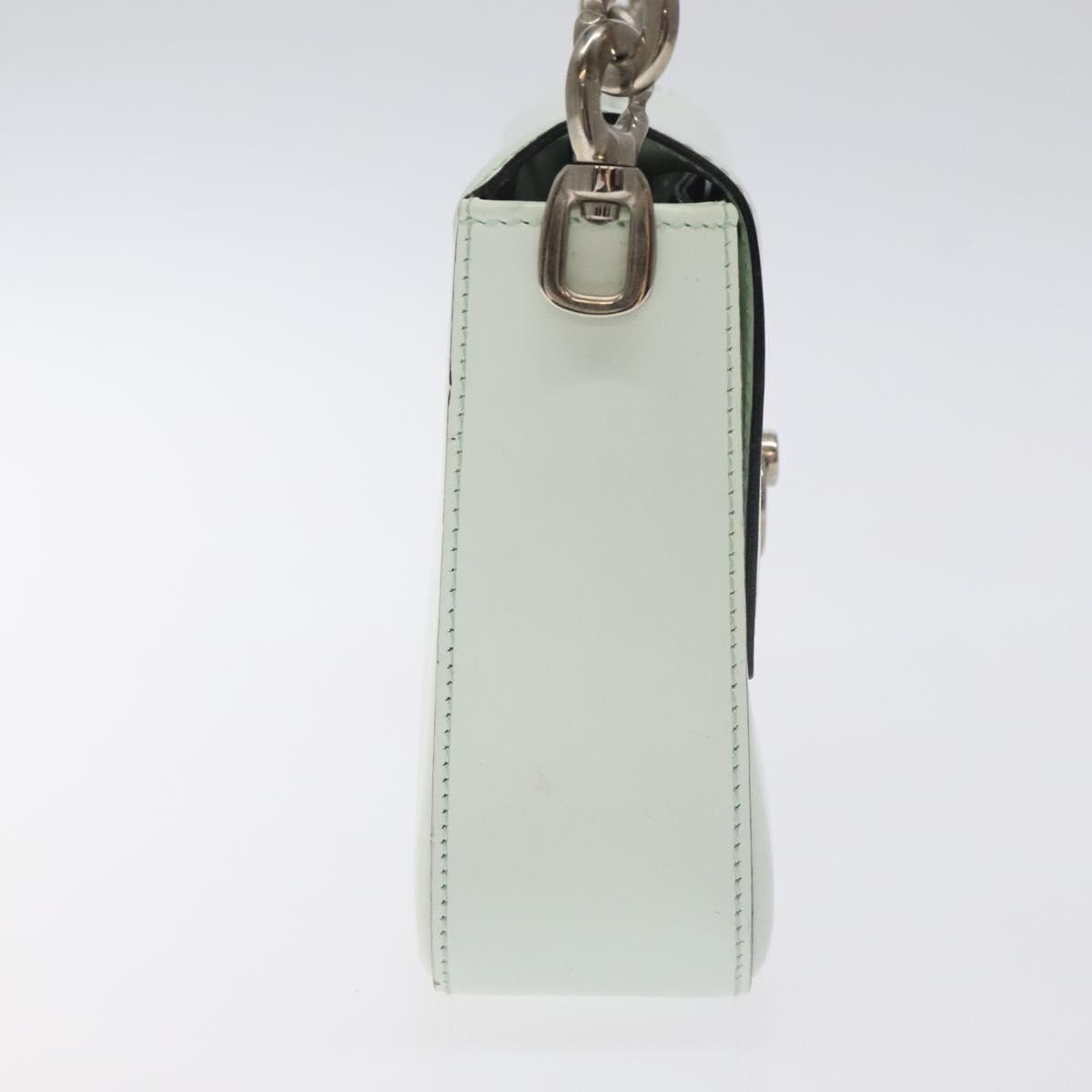 Celine Flap Shoulder Leather Silver Leather Shoulder Bag Bag (Pre-Owned)