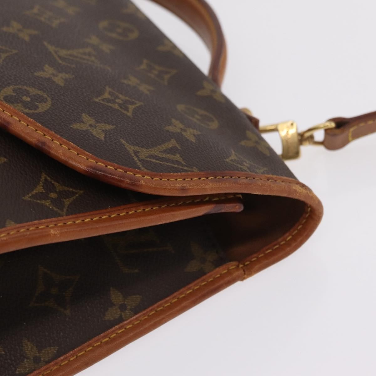 Louis Vuitton Beverly Monogram Canvas Brown Canvas Briefcase Bag (Pre-Owned)